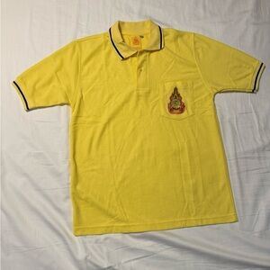 King Bhumibol 60th Anniversary Celebration Vibrant Yellow Polo Shirt